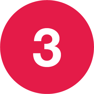 circled number three